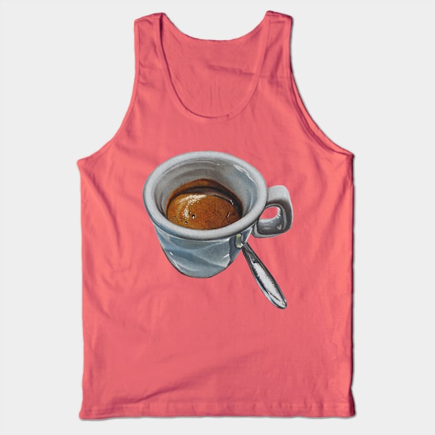 Coffee cup drawing Tank Top by cristianvan